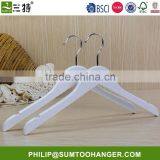 Factory Price Grade A Maple White Wooden Cheap Hangers thumbnail-1
