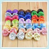 Sequins Tie Headband Hair Accessories, Bowknot, Whimsy Exaggerated Big Bow Tie thumbnail-1