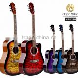 Caravan music fashionable desgin acoustic guitar for beginner of high quality HS4130