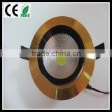 Hot! Ultra-thin Design Dimmable Brass LED Ceiling Downlight thumbnail-1