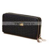 Vintage Embossed Stone Pattern Double Layer Women Lady Wallet Purse (BBYT005) thumbnail-1