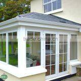 French Side Hung PVC Door, Double Glass for Entrance