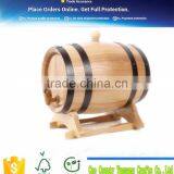 Mini Wine Barrel Hand Make Unfinished/ Finished Wooden Crafts thumbnail-1