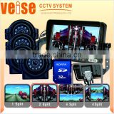 New - Vehicle Reversing Camera System with 7 inch TFT LCD monitor + 4 CCD camera + 15M extension cable