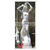Lady & Star Statue Marble thumbnail-1