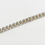 Ladies Gold Stainless Steel Caremic Smart Charm Bracelet thumbnail-3