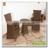 Audu 2 Chairs With Polyester Fabric 1 Round Table thumbnail-1