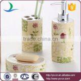 Luxury Ceramic Bathroom Accessory Toilet Brush Holder For Hotel thumbnail-2