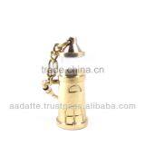 Brass Nautical Light House Nautical Key Chain Key Ring thumbnail-2