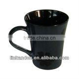 hand made and glazed ceramic mug with handle