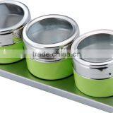 Jiangmen Manufacture Stainless Steel Kitchen Accessory Spice Jar Set thumbnail-2