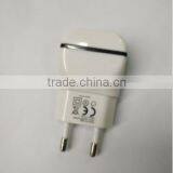 White Color 5V 1A EU Plug USB AC Power Wall Charger Adapter For Samsung US/EU Charger for Phone 6 Plus 7 Plug thumbnail-4