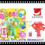 Hot Sale Lovely Summer Toys Kids Plastic Bubble Gun With Light thumbnail-1