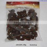 Wash White Santa Pinecone Ornament thumbnail-2