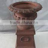 Garden Antique Fiberglass Urn Planter Wholesale thumbnail-1