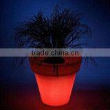 Rechargeable Colorful LED Plastic Lighting Flowerpot thumbnail-2