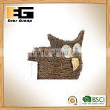 Natural Rattan Bird Shape for Garden Planting/decoration/storage Planter thumbnail-3