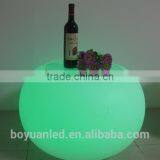 Outdoor and Indoor Plastic RGB 16 Colors Changing Lighting Apple Table Chair for Children thumbnail-3