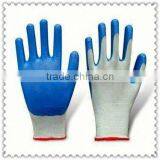 Blue Nitrile Coated Gloves With Polyester ShellJRE49 thumbnail-1
