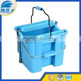 Boyee 2015 Plastic mop bucket with wringer/plastic mop bucket 16L