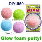 Colorful Glow DIY Foam Putty thumbnail-1