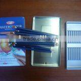 Colourful Pencils' Tin Box With Plastic Tray Insert, Pencil Box thumbnail-1