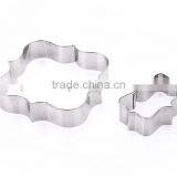 BZD19 Floral Pattern Stainless Steel Cake Mold Wholesale Cheap thumbnail-2