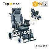 Rehabilitation Therapy Supplies Topmedi Medical Reclining Disabled Chair With Adjustable Legs thumbnail-1