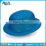 Elegant Black Stripe Purple Carnival Hat for Promotion thumbnail-3