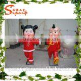 Life Size Artificial Cartoon Statue Fiberglass Cartoon Artificial Statue thumbnail-2