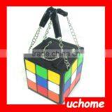 UCHOME New Design Squared Pu European Style Handbag For Women, Fashion Magic Cube Tote Bag thumbnail-2