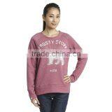 Women Cute Animal no Cap Pullover Hoodies