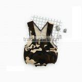 2017 Wholesale Super Cute Toddler Playsuit Cowboy Printed Straps Climb Clothes thumbnail-4