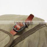 Unisex,Vintage Casual Cotton Canvas Leather Backpack Rucksack Bookbag ,Lagtop Bag Computer Bag For Men & Women thumbnail-4