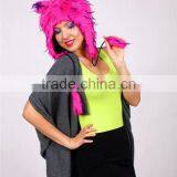 Quality Best Selling Safe Standard Plush Animal Deer Design Hood Hat thumbnail-1