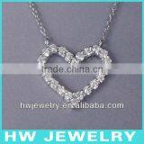 Heart Pendant Sterling Silver thumbnail-1