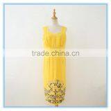 New Fashion Ramie Cotton Multi Colors Emboidery Jacket Dress Suits For Woman thumbnail-5