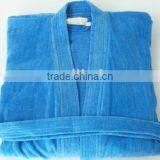 Terry Cotton Plain Unisex Bathrobe thumbnail-1