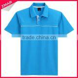 Bulk New Design Fashion 100% Polyester Dry Fit Custom Mens Polo Shirt thumbnail-1