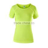 Fashion Slim Short Sleeve Women Short Sleeve Blank Tight t Shirt Sports t Shirt Design for Women thumbnail-3