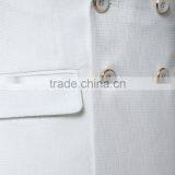 Custom High Quality White Colour Double Breast Man Coat Plus Size Feature Man Blazer thumbnail-3