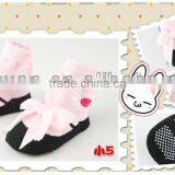 Baby Cotton Lace Socks With Bows / Baby Princess Socks / Baby Anti-slid Socks thumbnail-1