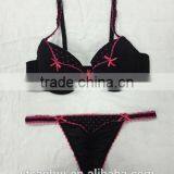 Adults Age Group and Women Gender Mature Women Underwear Bra and String Set thumbnail-1