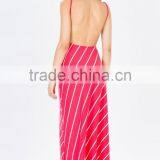 Classic Allover Stripe Print Maxi Dresses for Women thumbnail-5
