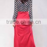 New Arrival Polka Dot Print Vintage Collar Long Sleeve Maxi Dress thumbnail-2