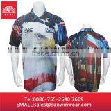 Custom 2015 Design Sublimation Polo T Shirt thumbnail-6