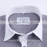 100% Cotton Contrast Color Dress Shirts thumbnail-2