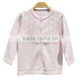 Wholesale Long Sleeves Round Neck High Quality Girl Sweater Cardigan thumbnail-2