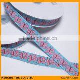 3/4 Inch Iris Printed Grosgrain Ribbon thumbnail-2