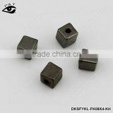 Square Studs Gunmetal 8x4mm Sew on Suds for Clothing thumbnail-1